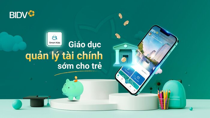 Tài khoản Smart Kids giúp học sinh hoàn thiện kỹ năng quản lý tài chính nhờ sự giúp đỡ và định hướng từ cha mẹ